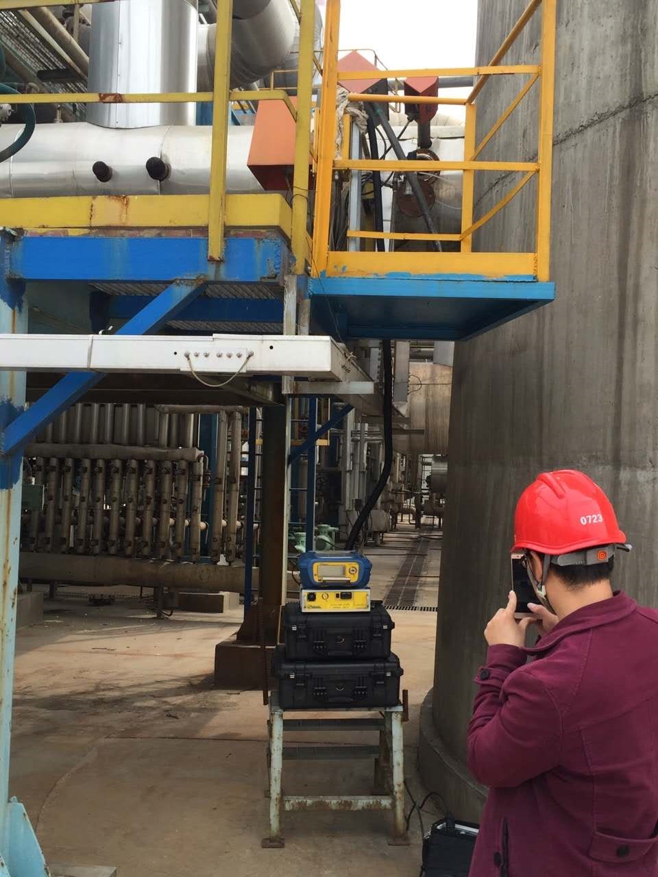 中石化系統(tǒng)單位有機物廢氣現場測試