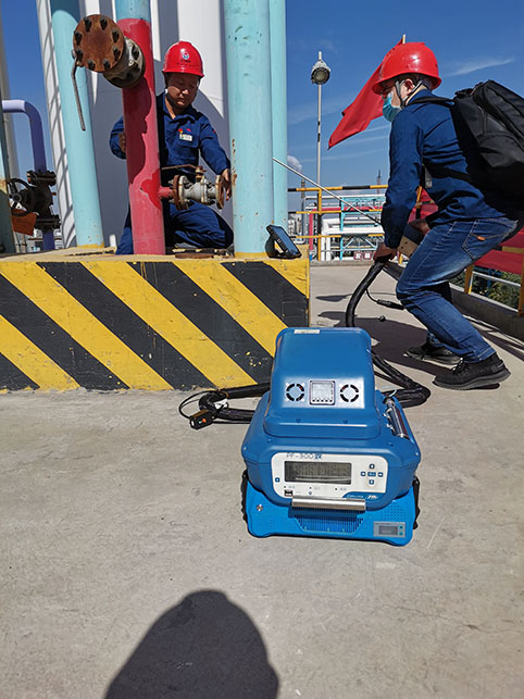 陜西北元化工集團(tuán)揮發(fā)性有機(jī)物現(xiàn)場測試