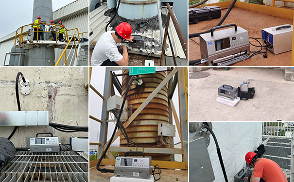 VOCs有組織/無組織排放測試現(xiàn)場 VOCs有組織/無組織排放測試現(xiàn)場