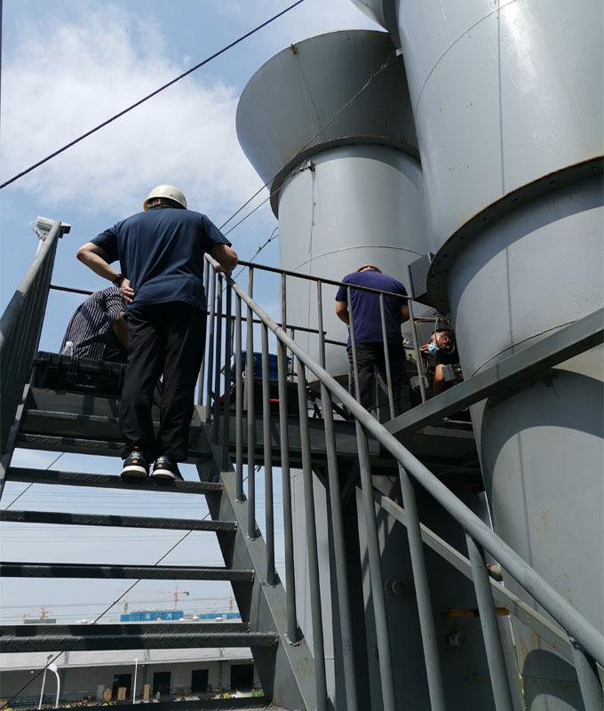 特銳德電氣公司非甲烷總烴實時排放濃度現場測試