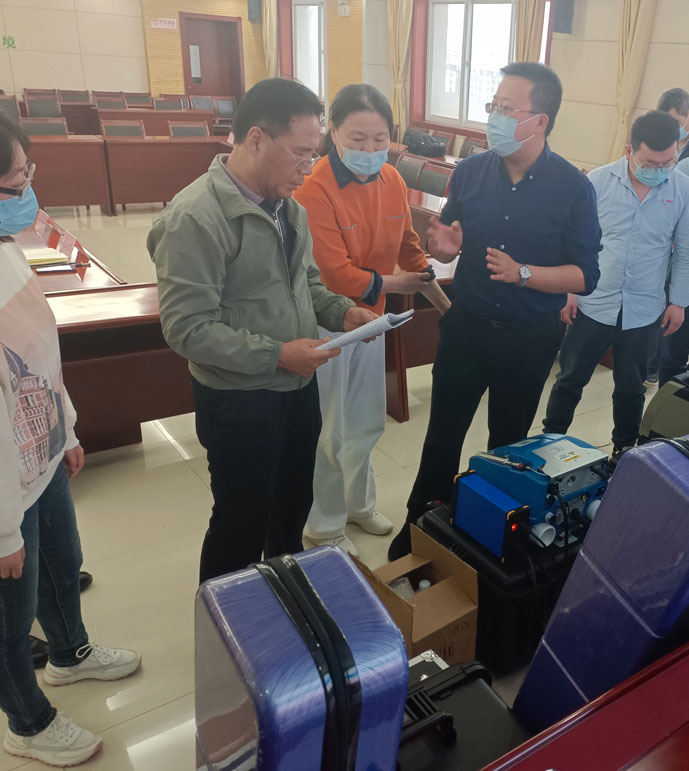 泰安市生態環境局便攜式FID監測設備交付驗收工作